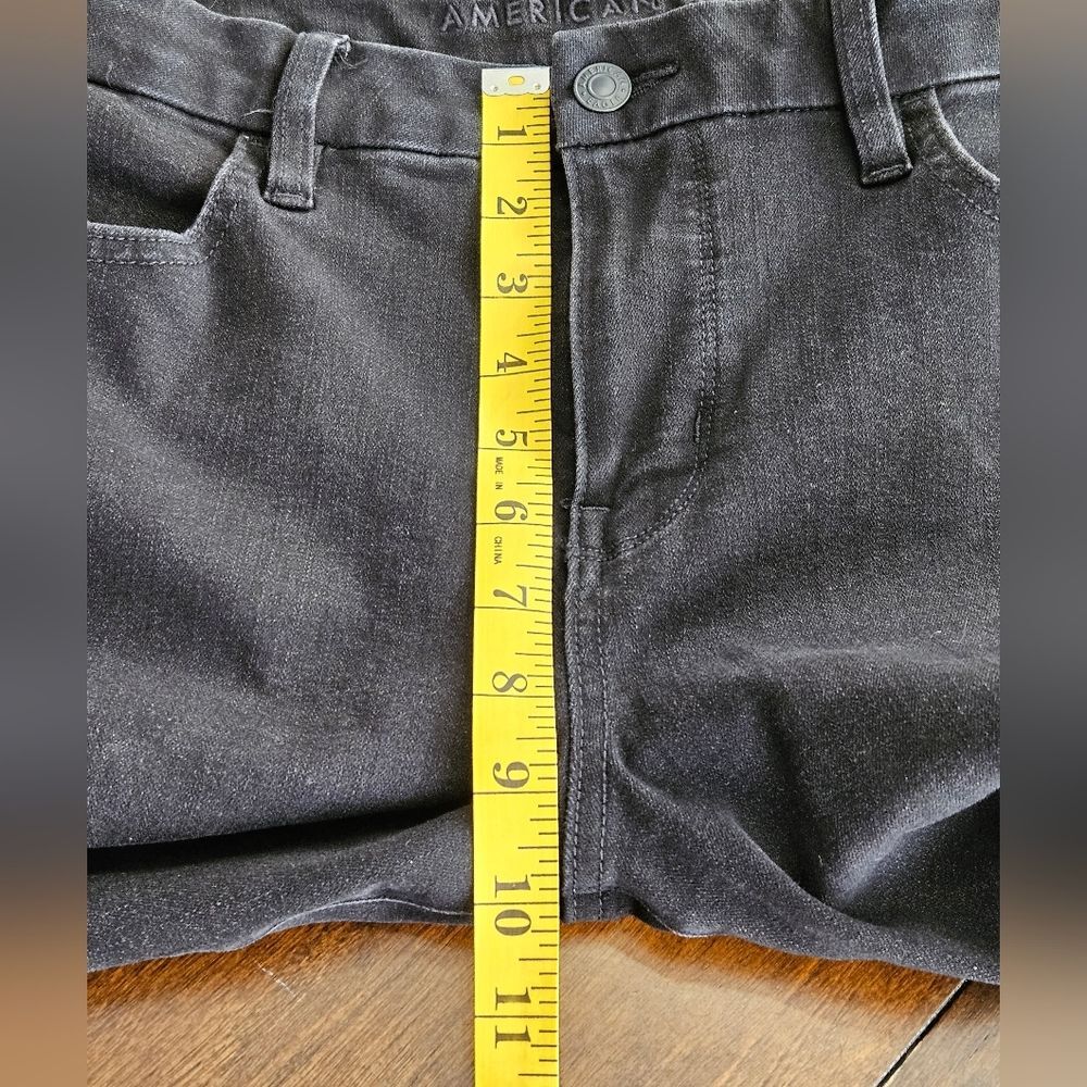 American Eagle Dream Stretch Curvy Hi-waisted Black 12 - Picture 11 of 11